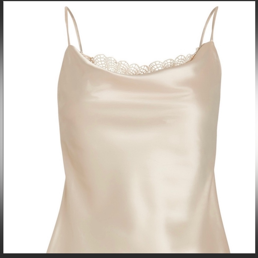 Jonathan Simkhai Cream Silk Blouse